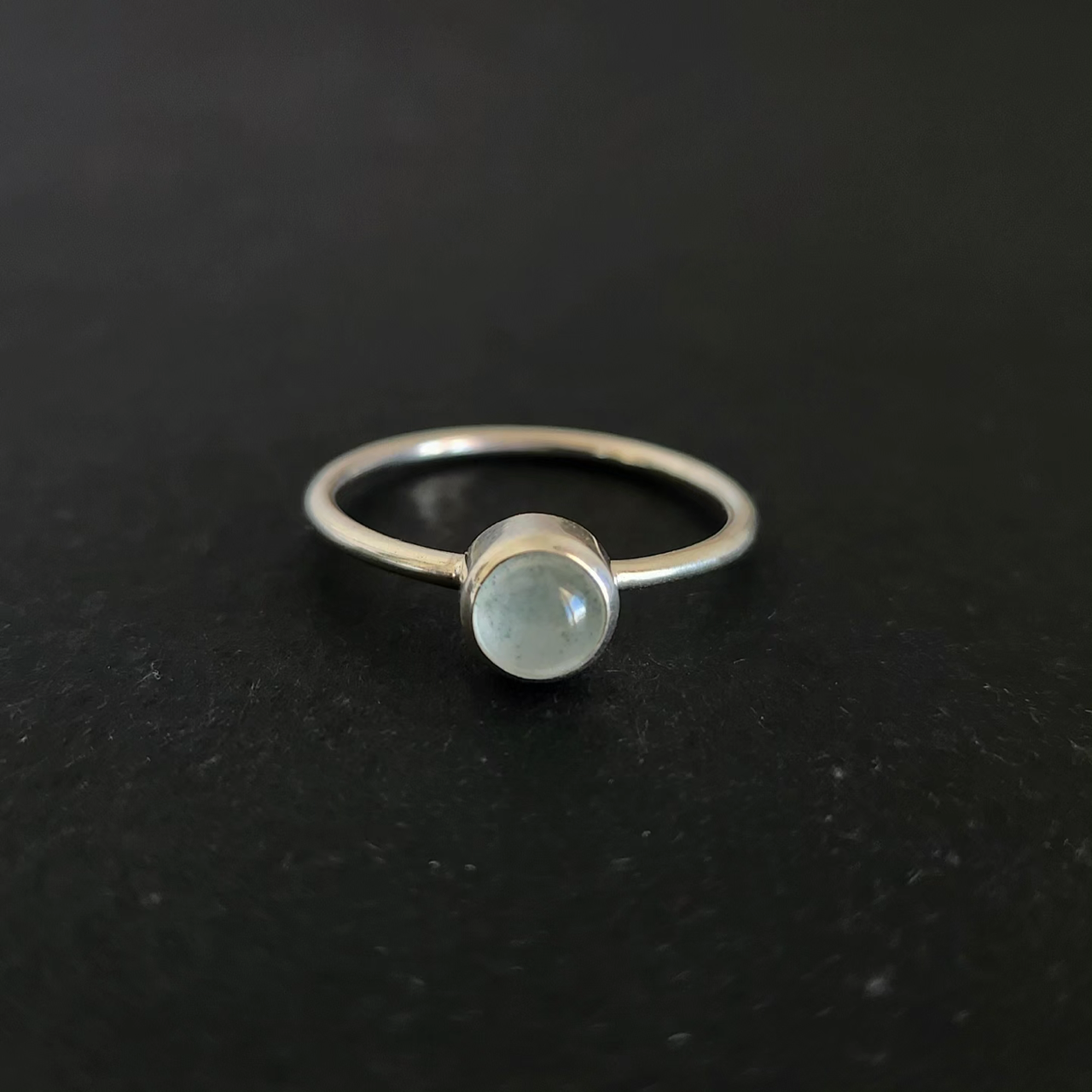 Aruna Ring Bali Silver 925 Aquamarine Ring
