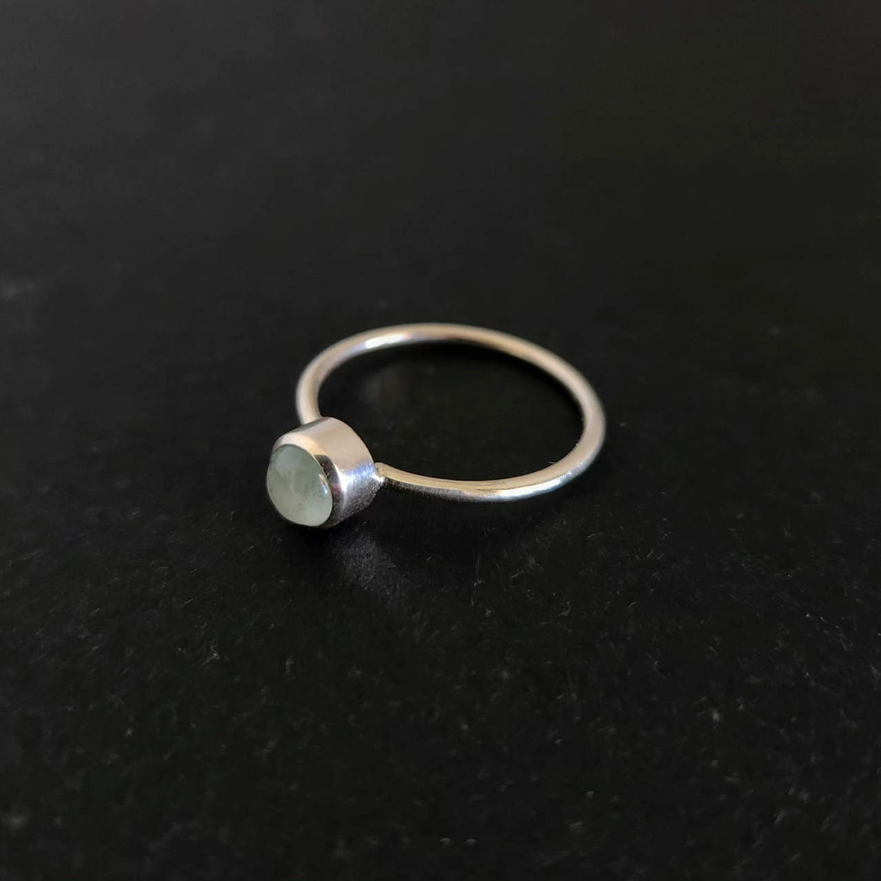 Aruna Ring Bali Silver 925 Aquamarine Ring
