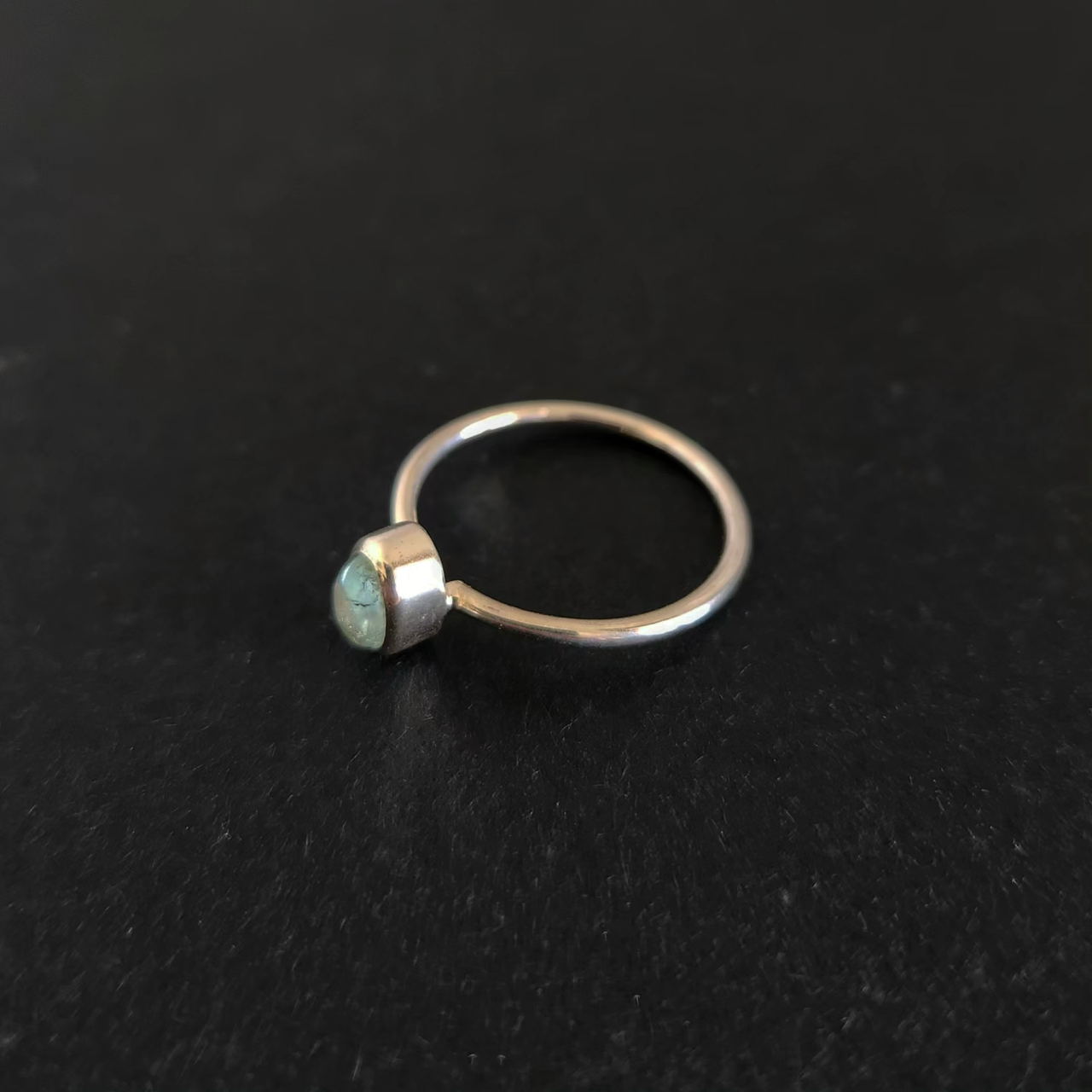 Aryasatya Ring Bali Silver 925 Aquamarine Ring