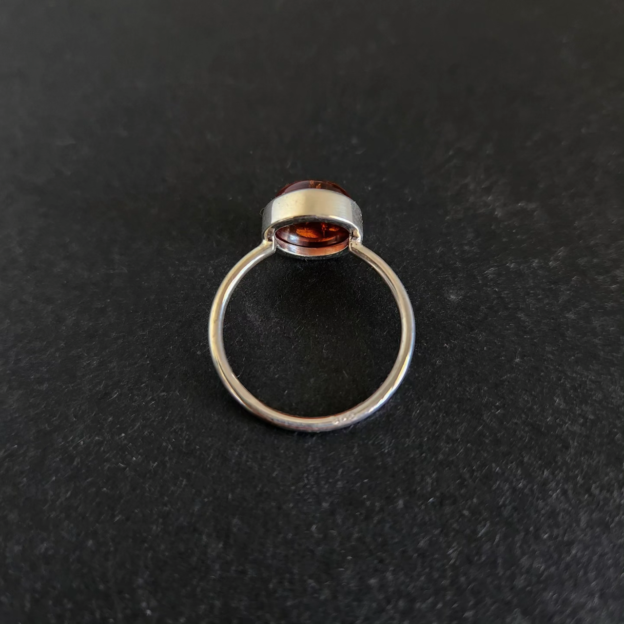 Buyuk Ring Bali Silver 925 Amber Stone