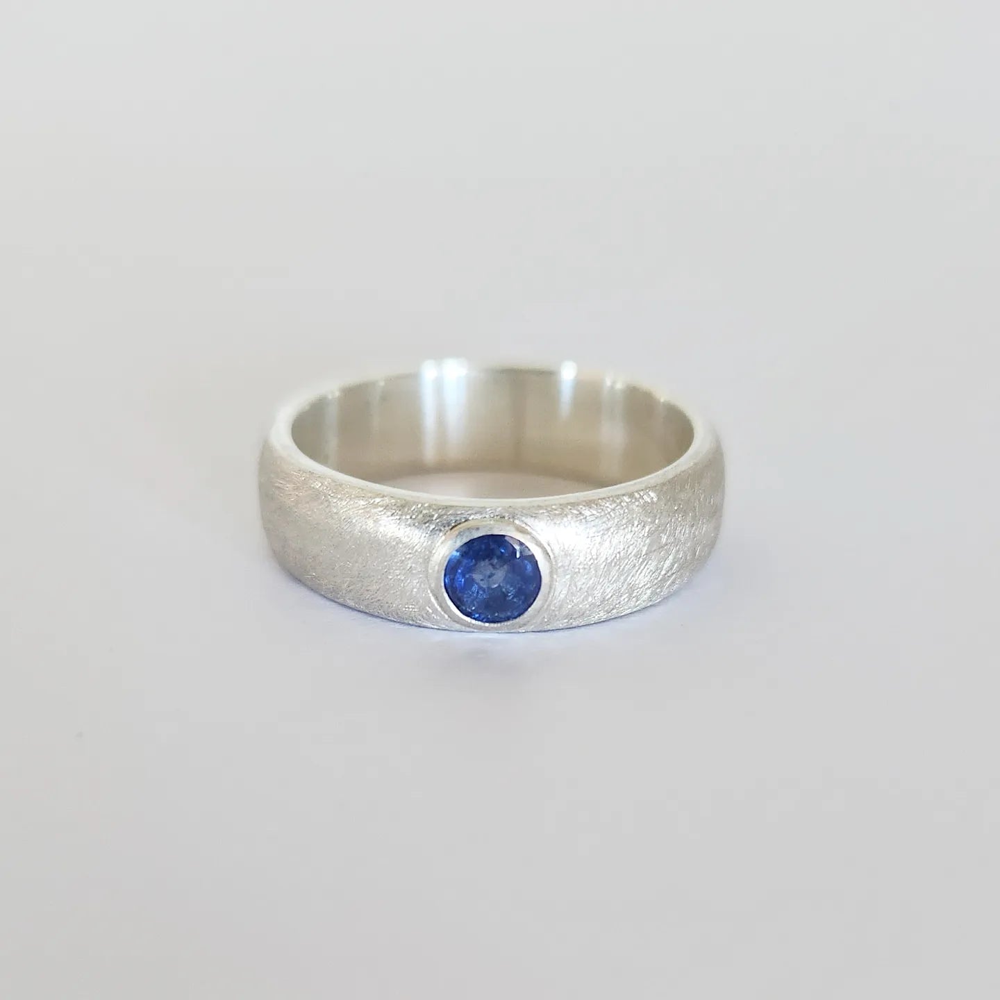 Nusa Dua Ring Bali Silver 925 Blue Sapphire Stone