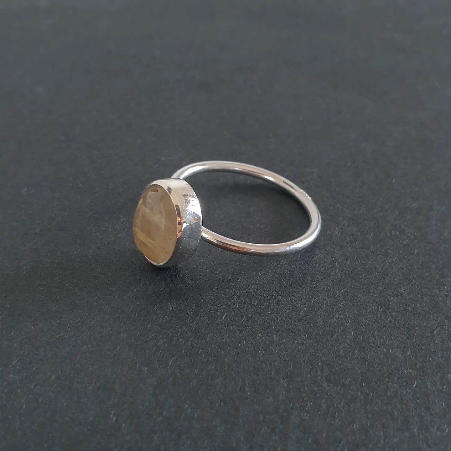 Waringin Pitu Ring Bali Silver 925 Rutilated Quartz Stone